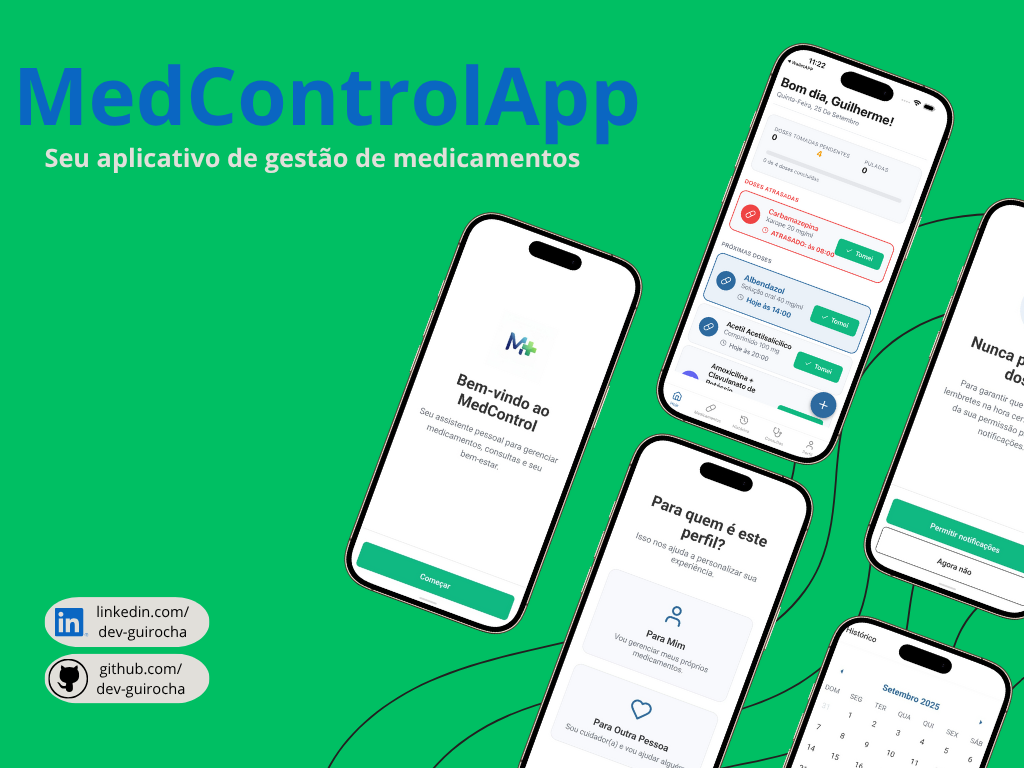 Mockup do Projeto MedControlApp